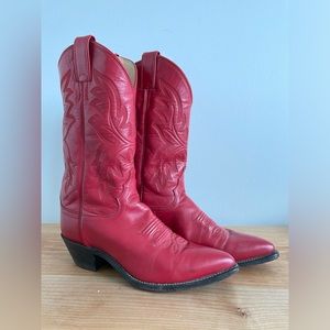Red Justin Cowboy Boots